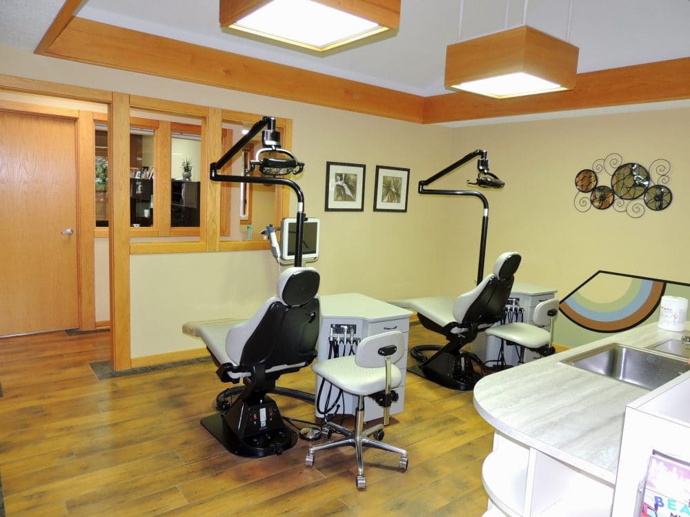 Exam room area 2 in Central Michigan Orthodontics at Mt. Pleasant Clare MI
